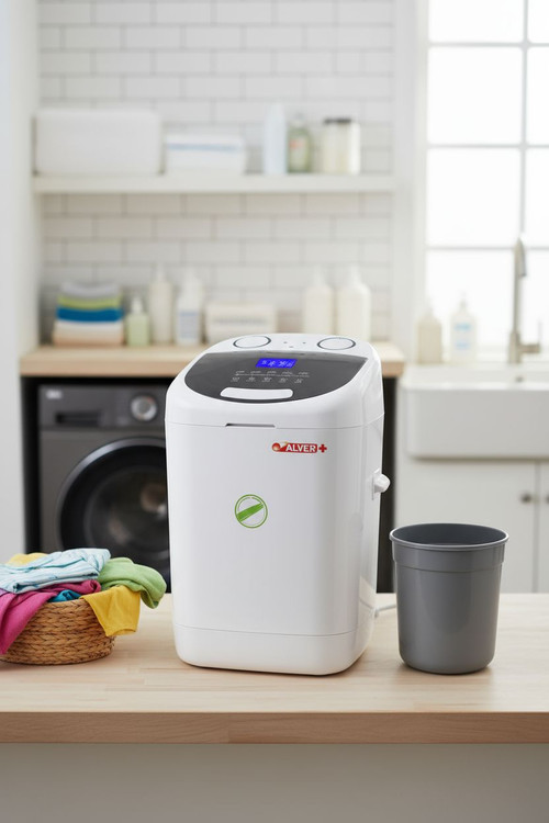 مینی واش 3.5 کیلویی آلور دیجیتال با سبد خشک کن با ضمانت کتبی