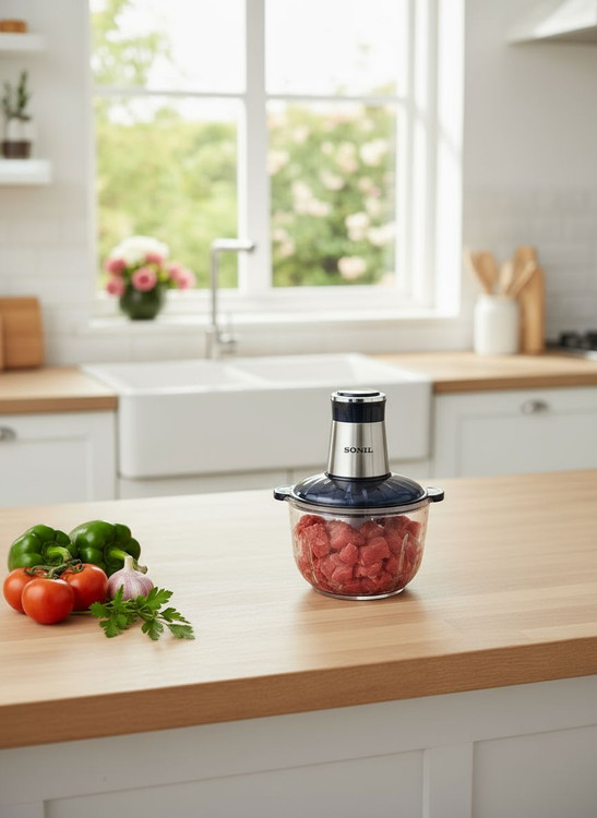 خرد کن 3 لیتری موتور مس کاسه پیرکس سونیل SONIL دارای ضمانتنامه کتبی شرکتی