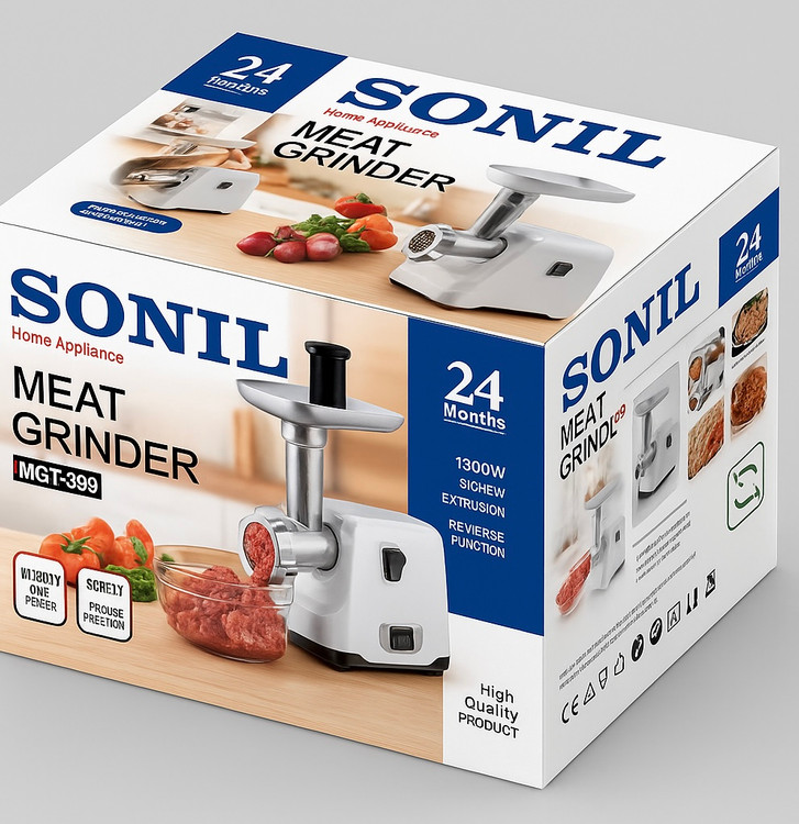 چرخ گوشت توان 1800 وات سونیل SONIL گارانتی معتبر کتبی شرکتی